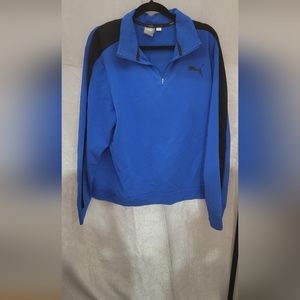 Mens Puma 1/4 zip